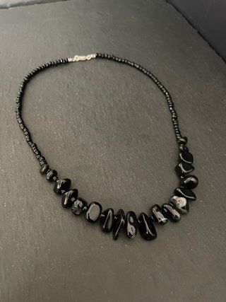 Gargantilla Ágata Ónix Negra