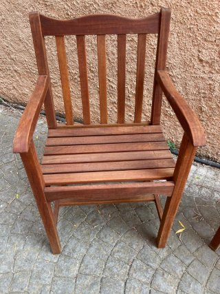 Sillónes de terraza de madera