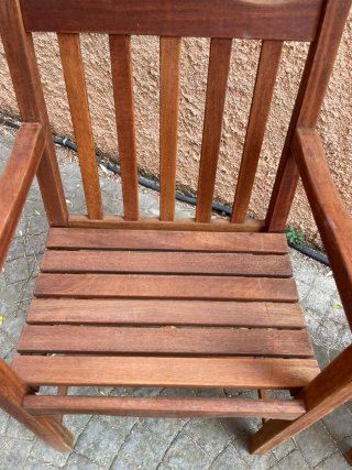 Sillónes de terraza de madera