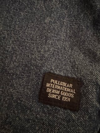 Chaqueta vaquera Pull&Bear con capucha Talla XL