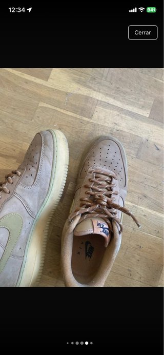 Nike Air Force 1 Beige/Marrón. Originales