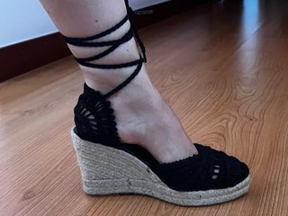 Alpargatas Mint&Rose Negras