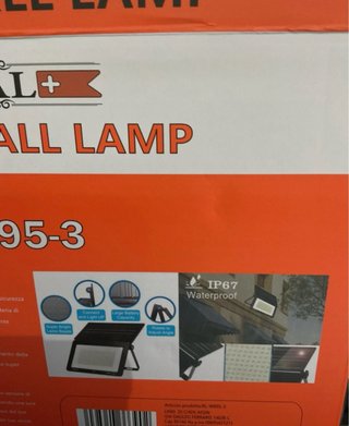 Lampada Solare 3000W ROYAL con Telecomando