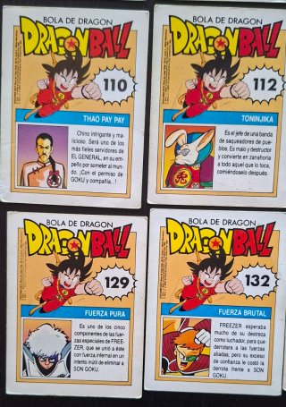 Lote 47 cromos Dragon Ball Ediciones ESTE 1989