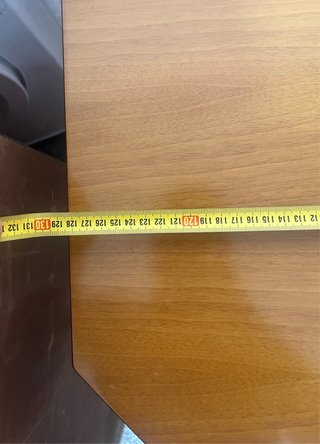 Mesa extensible de madera