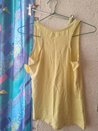 Camiseta tirantes In Extenso amarilla Talla S