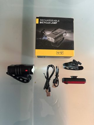 Lámpara Bicicleta Recargable USB