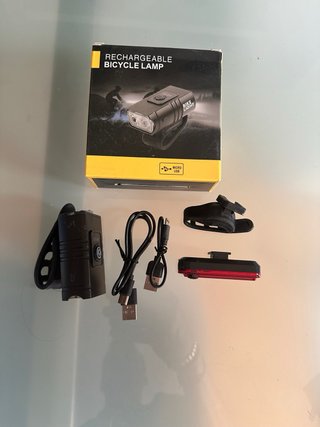 Lámpara Bicicleta Recargable USB