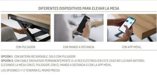 MESA ELEVABLE CENTRO/COMEDOR EXTENSIBLE LONG WAY.