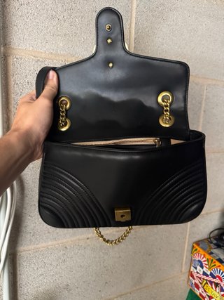 Borsa Marmont tracolla pelle nera