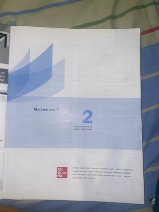 Matemáticas 2.º Bachillerato