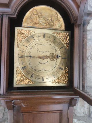 Reloj de pie Junghans madera maciza