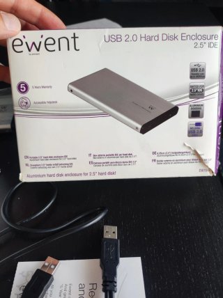 Carcasa Ewent USB 2.0 para disco duro