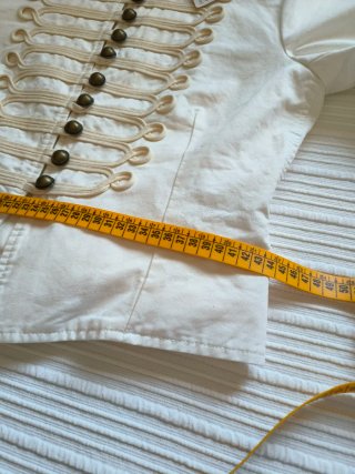 Chaqueta Zara Alamares Blanca