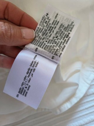 Chaqueta Zara Alamares Blanca