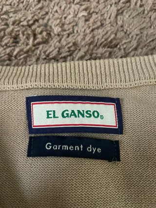 Jersey El Ganso Hombre Talla L Beige