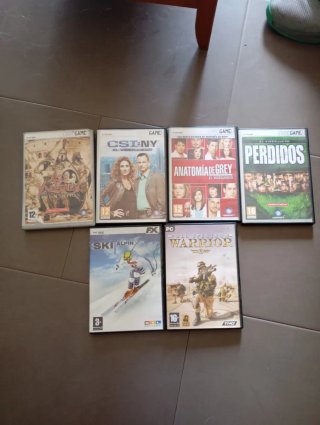 Lote 7 Juegos PC: CSI, Anatomía de Grey, Perdidos.
