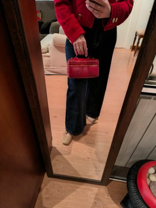 Bolso Vanity Zara Rojo