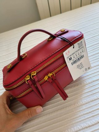 Bolso Vanity Zara Rojo