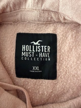 Sudadera Hollister Rosa Talla XXL