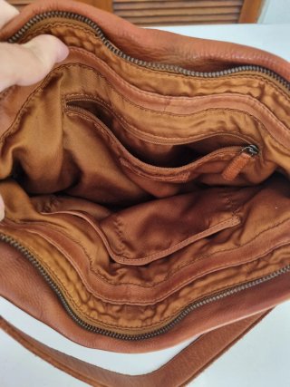 Bolso Piel Trenzada Camel Marta Ponti