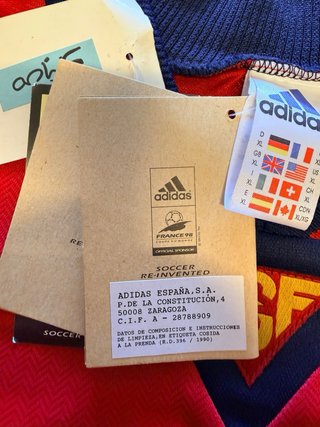 Camiseta Selección Española Adidas 1998 XL