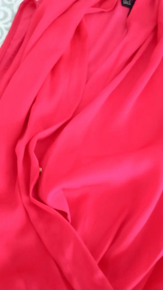 Vestido Mango Rojo Talla S