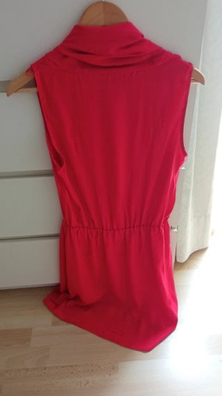 Vestido Mango Rojo Talla S