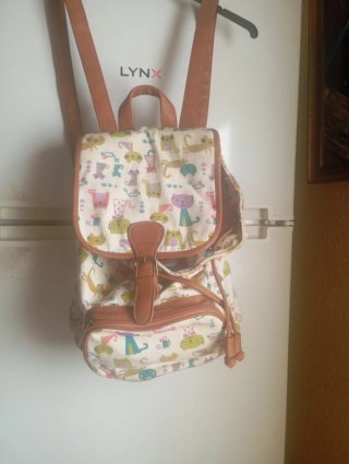 Bolso de hombro estampado