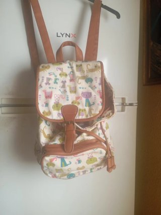 Bolso de hombro estampado