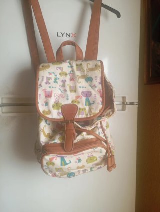 Bolso de hombro estampado