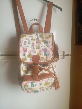 Bolso de hombro estampado