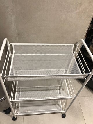 Trolley Carrito ikea organizador blanco 3 niveles