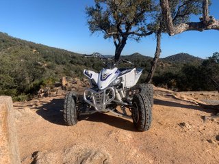 Quad Yamaha YFZ 450 Azul y Blanco