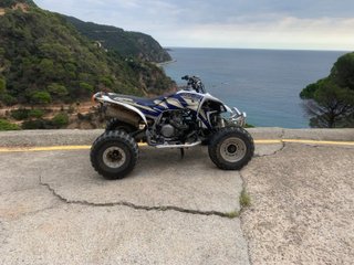 Quad Yamaha YFZ 450 Azul y Blanco