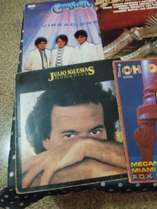 Lote 7 Vinilos Pop Rock Latino