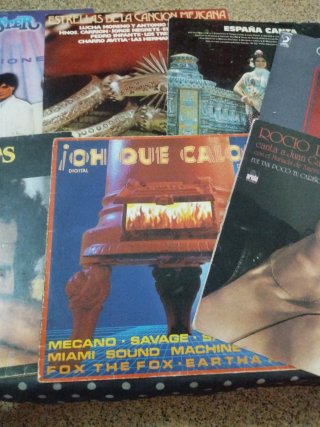 Lote 7 Vinilos Pop Rock Latino