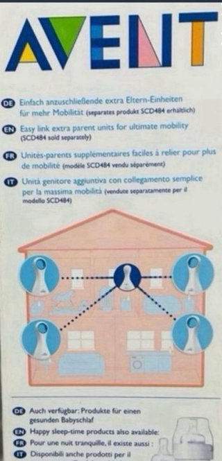 Vigilabebés Philips Avent SCD485
