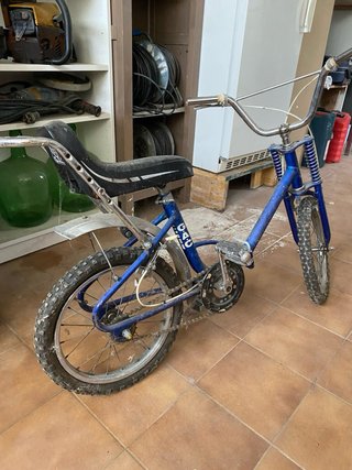 Bicicleta GAC Motoreta Azul