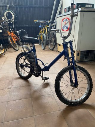 Bicicleta GAC Motoreta Azul
