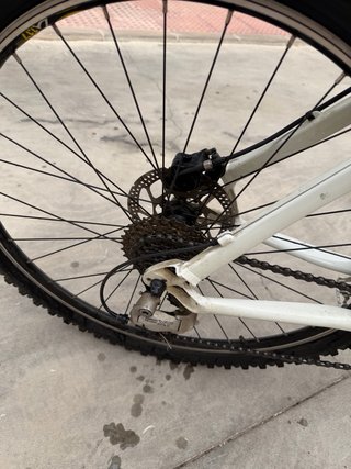 Bicicleta Merida cambio en XT