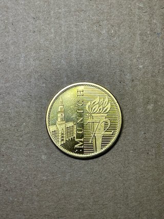 Moneda antigua Munich 1972 juegos olimpicos