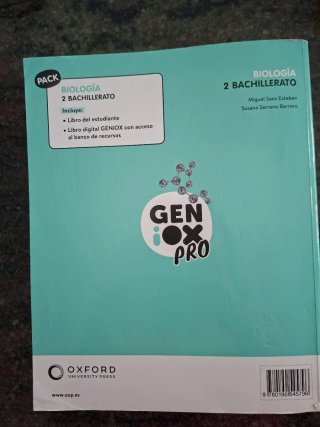 Biología 2º Bachillerato. Libro del estudiante....