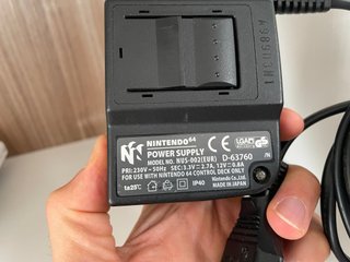 Power Supply Alimentatore Nintendo 64 Originale Nu