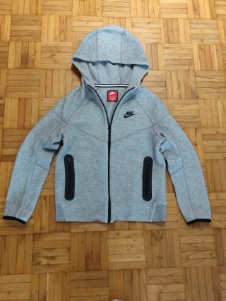 Sudadera Nike Tech Fleece Niño Talla M Gris