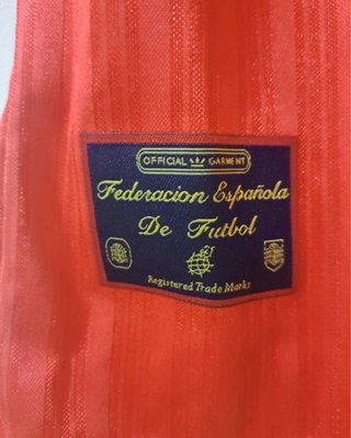 Camiseta Fútbol España 1996Adidas Talla L