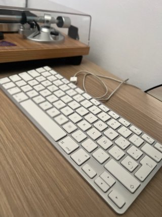 Teclado Apple Plata/Blanco