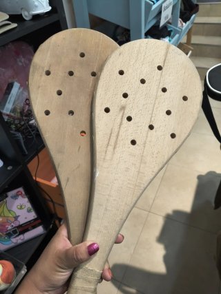 Lote de 2 Paletas de madera