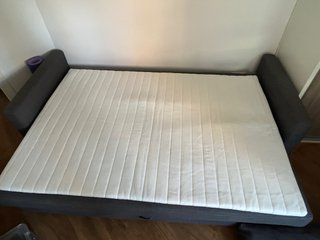 Divano letto a 3 posti Ikea grigio
