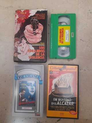 Lote 3 Películas VHS Cine Español